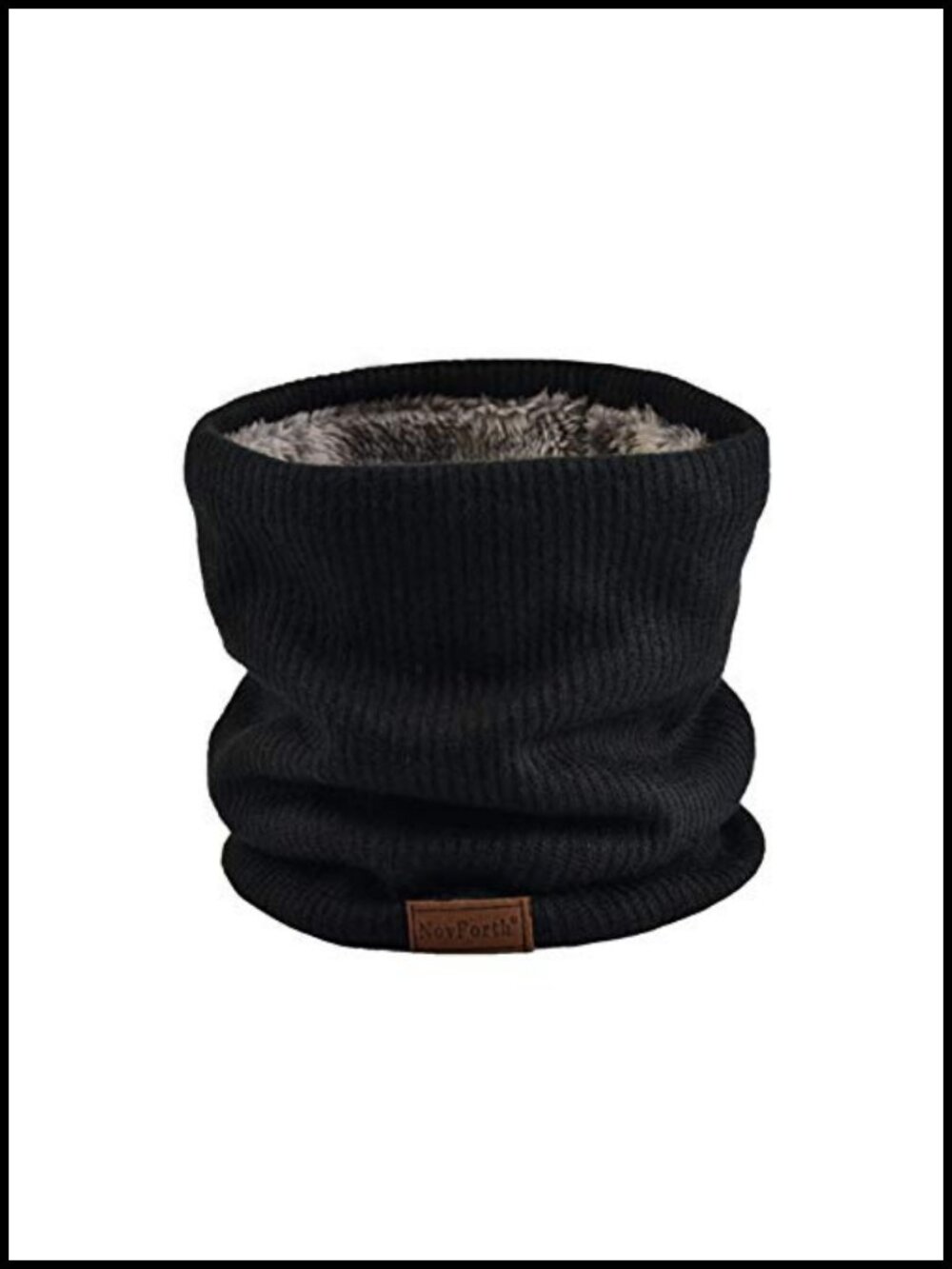 NovForth Winter Neck Warmer Fleece Neck Gaiter Windproof Ski Scarf